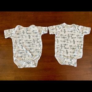 Kate Quinn Organics bamboo airplane bodysuits